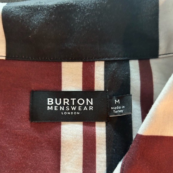 Burton Striped Bowling Shirt (Men’s US Medium) - Picture 3 of 3